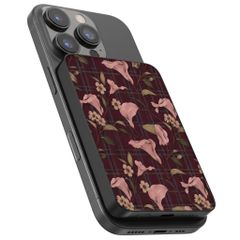 Selencia Vivid Powerbank 5.000 mAh - MagSafe und Qi - Black / Leopard