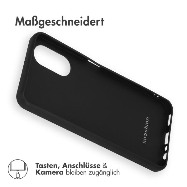 imoshion Color TPU Hülle für das Oppo A17 - Schwarz