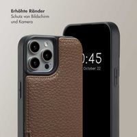 Selencia Nova HandyHülle mit Kordel und Kartenhalter Apple iPhone 15 Pro - Mocha Brown