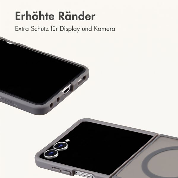 imoshion Color Guard Back Cover mit MagSafe Samsung Galaxy Z Flip 8 - Grau