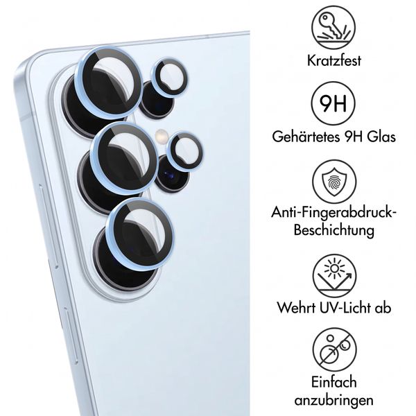 imoshion 2er-Pack Objektivschutz für Kamera für das Samsung Galaxy S26 Ultra - Sky Blue