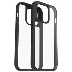 OtterBox React Backcover für das iPhone 14 Pro - Transparent / Schwarz