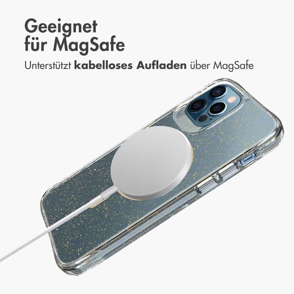 imoshion Glitzer Back Cover mit MagSafe für das iPhone 12 (Pro) - Gold