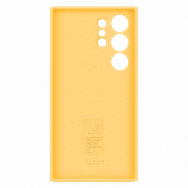 Samsung Original Silikon Cover Samsung Galaxy S24 Ultra - Yellow