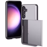 imoshion Backcover mit Kartenfach für das Samsung Galaxy S24 - Grau