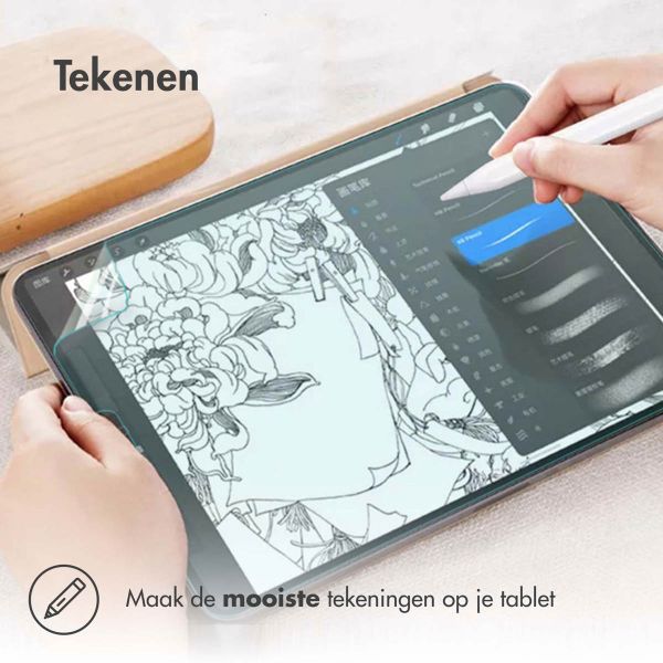 Accezz Paper Feel Screen Protector Apple iPad 9 (2021) 10.2 Zoll / iPad 8 (2020) 10.2 Zoll / iPad 7 (2019) 10.2 Zoll