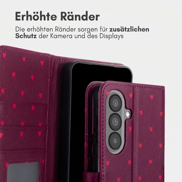 imoshion Design Klapphülle Samsung Galaxy A57 (5G) - Crush Check Coral Dust