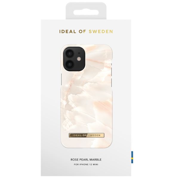 iDeal of Sweden Fashion Back Case für das iPhone 12 Mini - Rose Pearl Marble