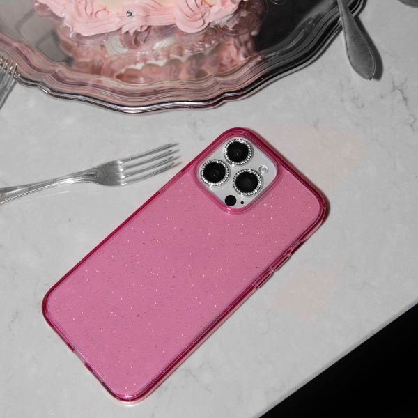 Holdit Glitzer Case für das iPhone 13 / 14 / 15 - Pink