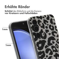 imoshion Design Hülle Samsung Galaxy S23 FE - Leopard Transparent