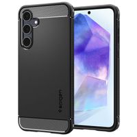 Spigen Rugged Armor Case für das Samsung Galaxy A55 - Matte Black