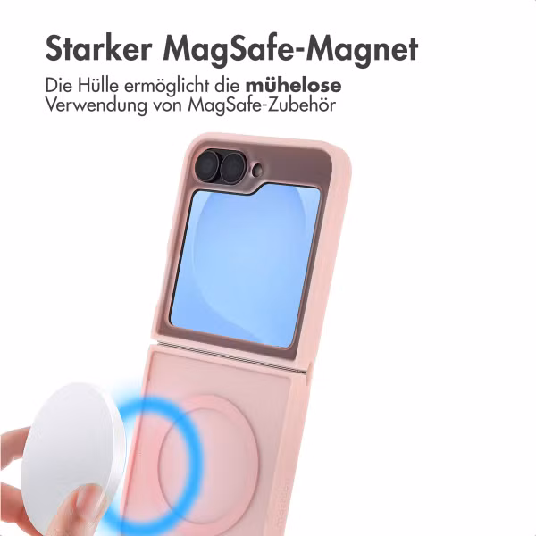 imoshion Color Guard Back Cover mit MagSafe Samsung Galaxy Z Flip 7 FE - Rosa