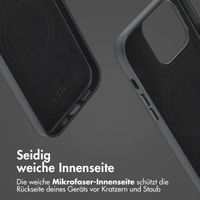 Accezz 2-in-1 Klapphülle aus Leder mit MagSafe iPhone 14 Pro - Onyx Black