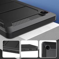 Accezz Robustes Back Case Samsung Galaxy Tab A9 8.7 Zoll - Schwarz