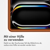 Accezz Schutzfolie aus gehärtetem Glas mit Applikator Apple iPad Air 13 Zoll (2025) M3 / (2024) M2