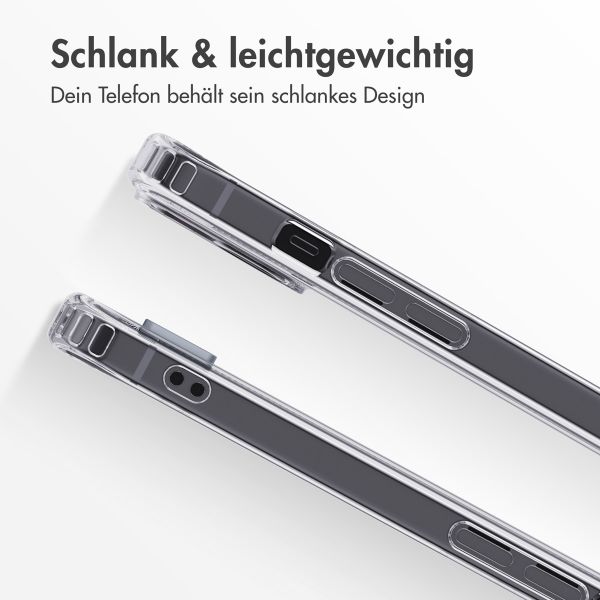 imoshion Back Cover mit Ständer für das iPhone 15 - Transparent