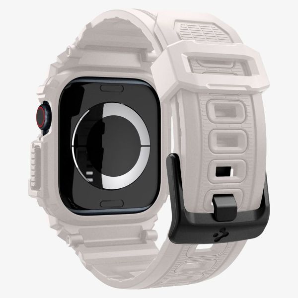 Spigen Rugged Armor™ Pro Case für Apple Watch 10 - 46 mm - Dune Beige