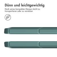 imoshion Trifold Hardcase Klapphülle für das Samsung Galaxy Tab S6 Lite (2020/2022/2024) - Grün