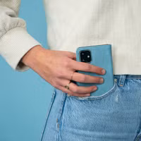 imoshion Luxuriöse Klapphülle Samsung Galaxy S20 FE - Hellblau