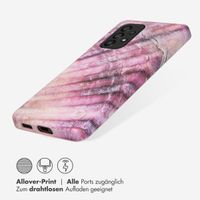 Selencia Aurora Fashion Back Case für das Samsung Galaxy A53 - ﻿Strapazierfähige Hülle - 100 % recycelt - Ocean Shell Purple