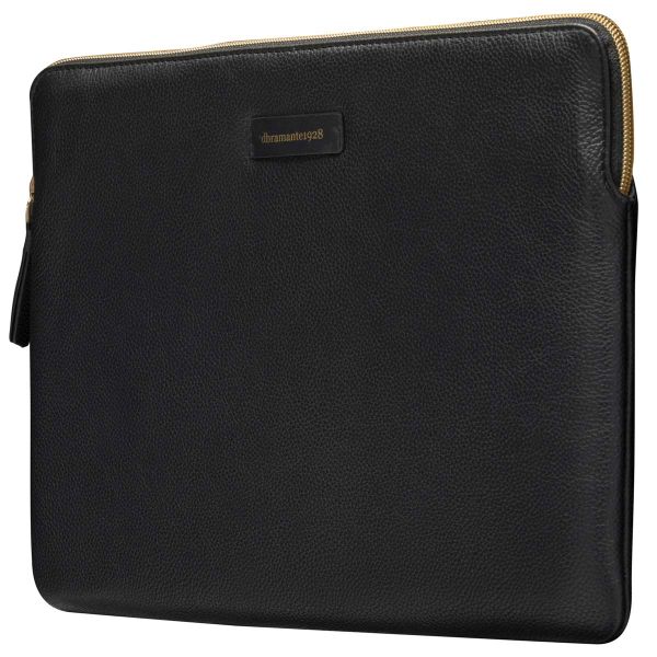 dbramante1928 ﻿Paris Sleeve - Laptop Hülle 13 Zoll - Laptop Sleeve - Echtes Leder - MacBook Pro 13 Zoll / Air 13 Zoll - Night Black