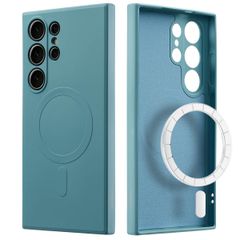 imoshion Color Back Cover mit MagSafe Samsung Galaxy S24 Ultra - Smoke Green