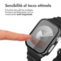 imoshion Full Cover glänzendes Hard Case Apple Watch 7 / 8 / 9 - 45 mm - Schwarz