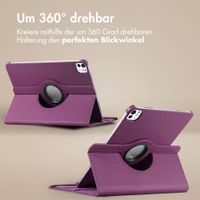 imoshion 360° drehbare Klapphülle Apple iPad Air 11 Zoll (2026) M4 / (2025) M3 / (2024) M2 / Air 5 (2022) / Air 4 (2020) / Pro 11 (2018/2020) - Violett