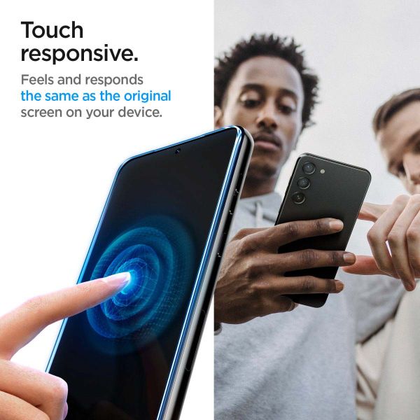 Spigen GLAStR Fit Displayschutzfolie + Applicator 2-pack für das Samsung Galaxy S23 Plus