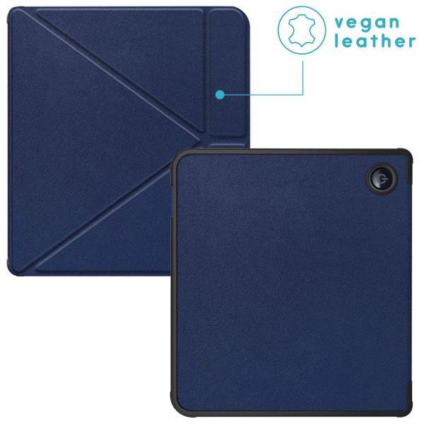 imoshion Klappbare Klapphülle Kobo Libra 2 / Tolino Vision 6 - Dunkelblau
