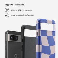 Selencia Vivid Tough Back Cover für das Google Pixel 8 - Groovy Sapphire Blue