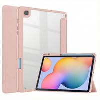 imoshion Trifold Hardcase Klapphülle Samsung Galaxy Tab S6 Lite (2020/2022/2024)  - Rosa