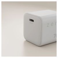 Zens Kompaktes Ladegerät USB-C 70W - Netzteil - Weiß
