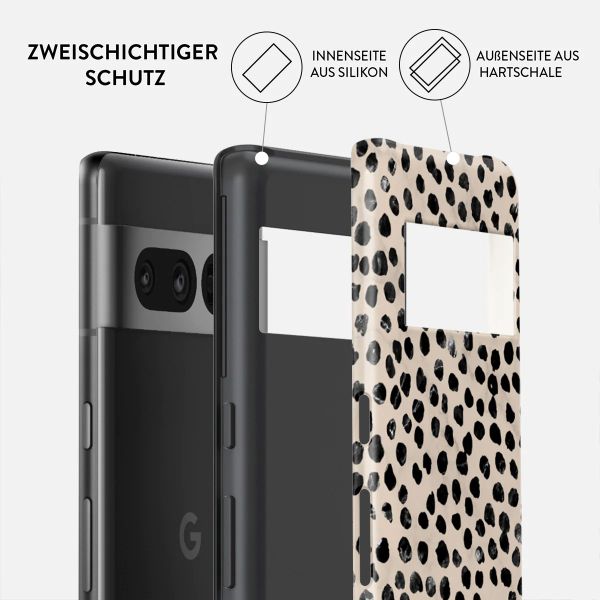 Burga Tough Back Cover für das Google Pixel 7 Pro - Almond Latte