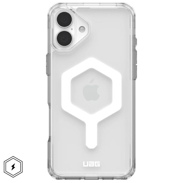 UAG Plyo Backcover MagSafe für das iPhone 16 Plus - Ice / White