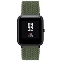 imoshion Geflochtenes Nylon-Armband Amazfit GTS / BIP - Dunkelgrün