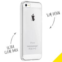 Accezz Clear TPU Backcover Apple iPhone SE (2016) / 5 / 5s - Transparent
