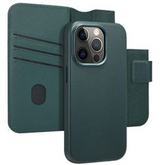 Accezz 2-in-1 Klapphülle aus Leder mit MagSafe Apple iPhone 14 Pro - Cedar Green
