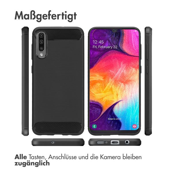 imoshion Brushed Back Cover Samsung Galaxy A50 / A30s - Schwarz