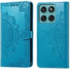 imoshion Mandala Klapphülle Motorola Moto G57 Power - Türkis