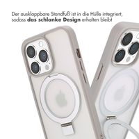 Accezz Ring Stand Backcover mit MagSafe Apple iPhone 13 Pro - Grau