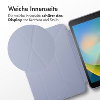 imoshion Origami Klapphülle iPad 9 (2021) 10.2 Zoll / iPad 8 (2020) 10.2 Zoll / iPad 7 (2019) 10.2 Zoll - Lavender