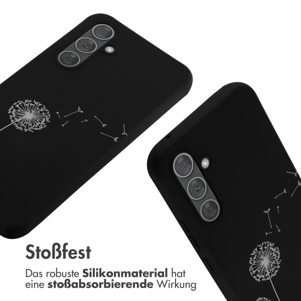 imoshion SilikonHülle design mit Band Samsung Galaxy A54 (5G) - Dandelion Black