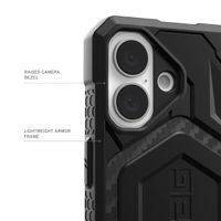 UAG Monarch Pro Backcover Apple iPhone 16 - Carbon Fiber