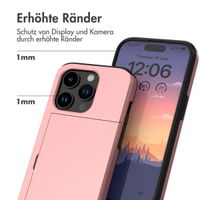imoshion Backcover mit Kartenfach Apple iPhone 15 Pro - Rosé gold