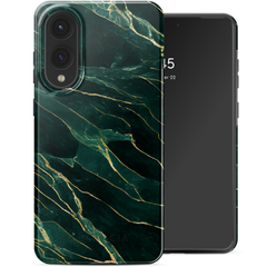 Selencia Vivid Back Cover Samsung Galaxy S25 Edge - Chic Marble Quartz