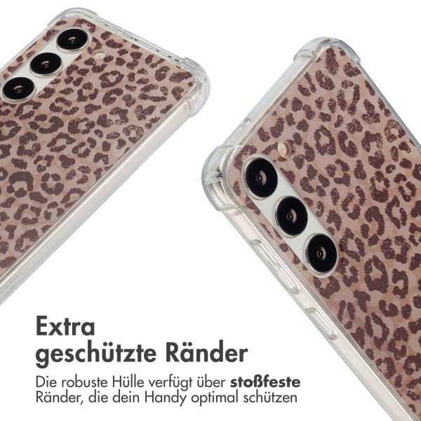imoshion Design Hülle mit Band Samsung Galaxy S23 - Leopard Mood