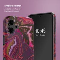 Selencia Vivid Rückabdeckung mit MagSafe Apple iPhone 16 - Marble Purple