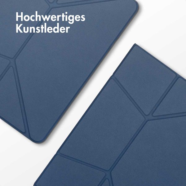 Accezz High Stand tablet case Apple iPad 11 (2025) 11 Zoll A16 / iPad 10 (2022) 10.9 Zoll - Dunkelblau