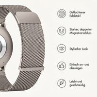 imoshion Mailändische Magnetarmband -   Universelle 20 mm Anschluss - Starlight